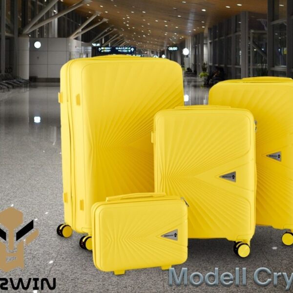 Komplet podróżny 3 walizki XL L M + kosmetyczka twarde TSA 4 kółka lekki