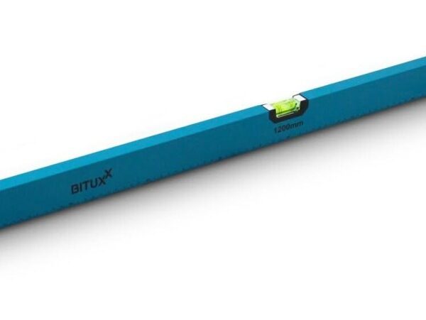 Poziomica magnetyczna aluminiowa wzmocniona 120cm solidne wykonanie niebieska