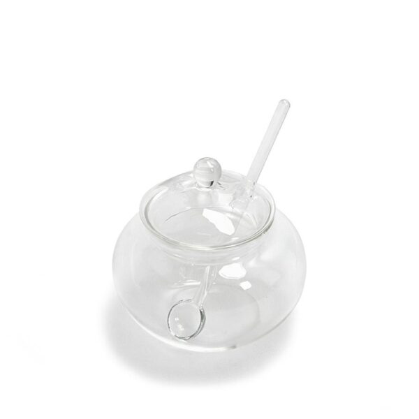 Mini cukiernica z łyżeczką SHP JAR transparentna
