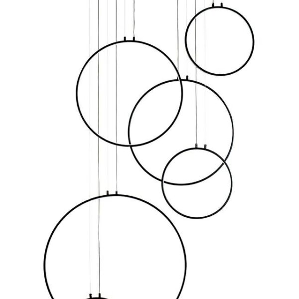 MOOSEE lampa wisząca CIRCULO SIX czarna