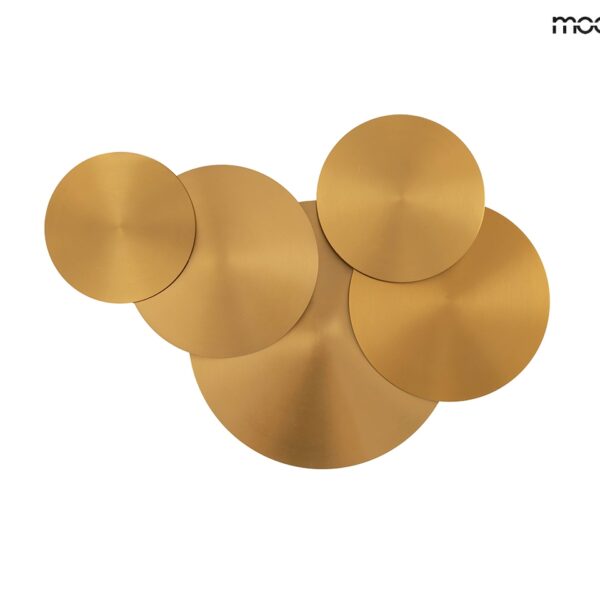 MOOSEE lampa ścienna SCUDO złota