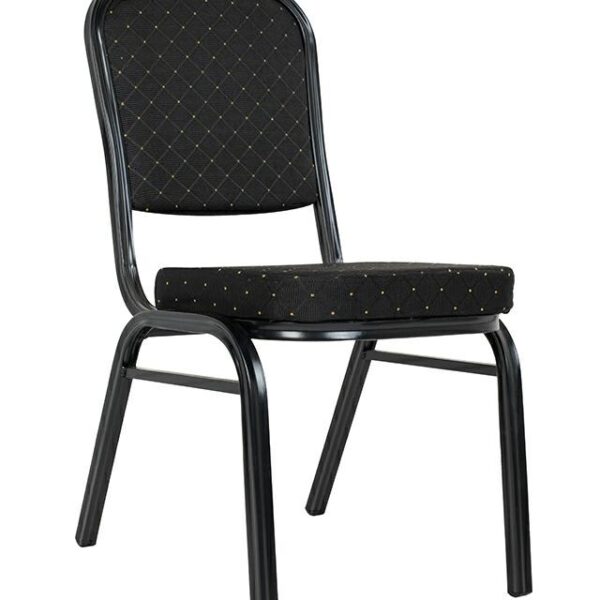 Krzesło bankietowe / konferencyjne HERON czarne