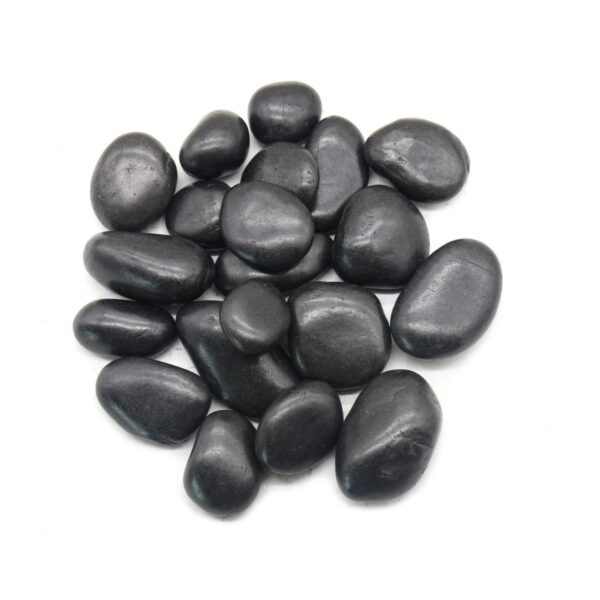 Kamień OTOCZAK 5-8 cm 20 kg polerowany czarny