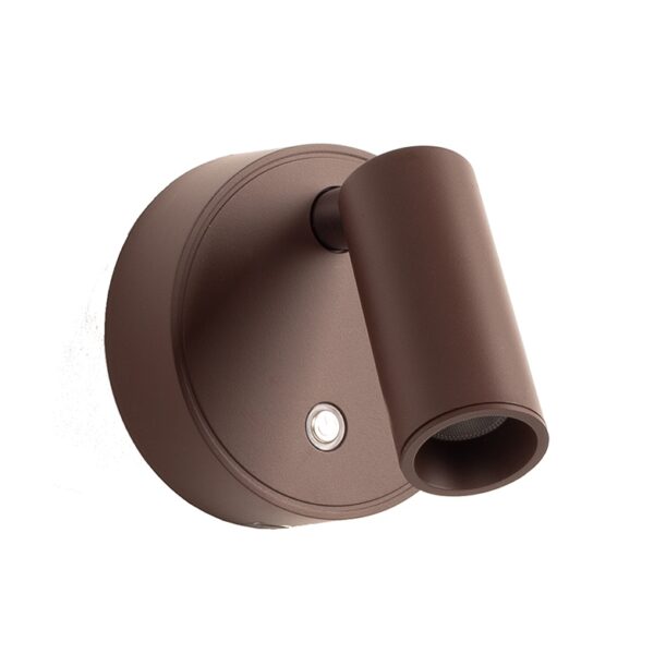 Lampa ścienna SHP PICKET brązowa