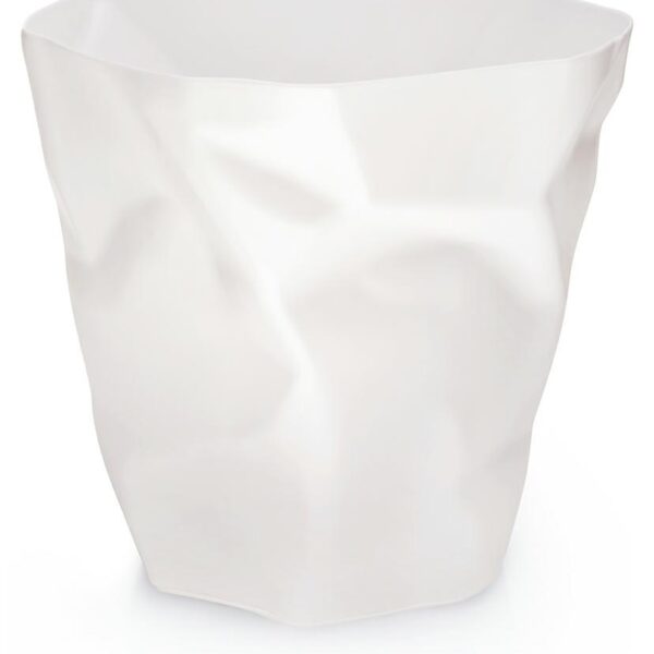 Kosz na śmieci PLAST biały