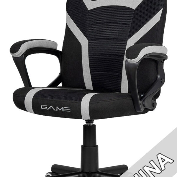 Fotel obrotowy do biurka MARIO BLACK + LIGHT GREY