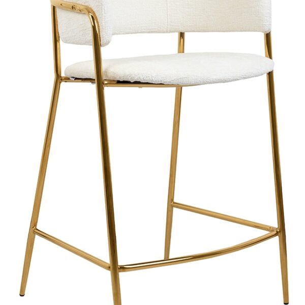 Krzesło barowe DELTA 65 białe