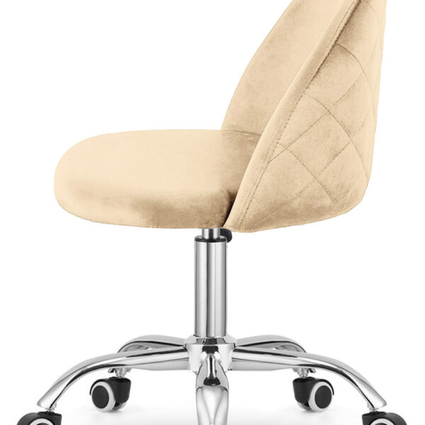 Krzesło obrotowe GLORIA OFFICE CREAM VELVET