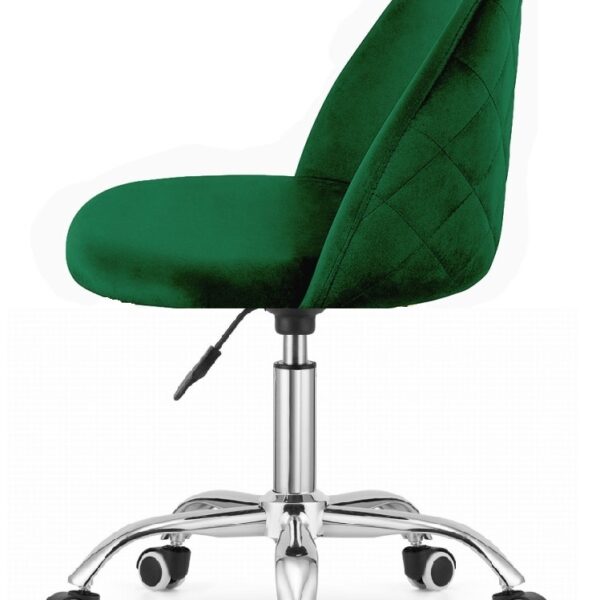 Krzesło obrotowe GLORIA OFFICE GREEN VELVET