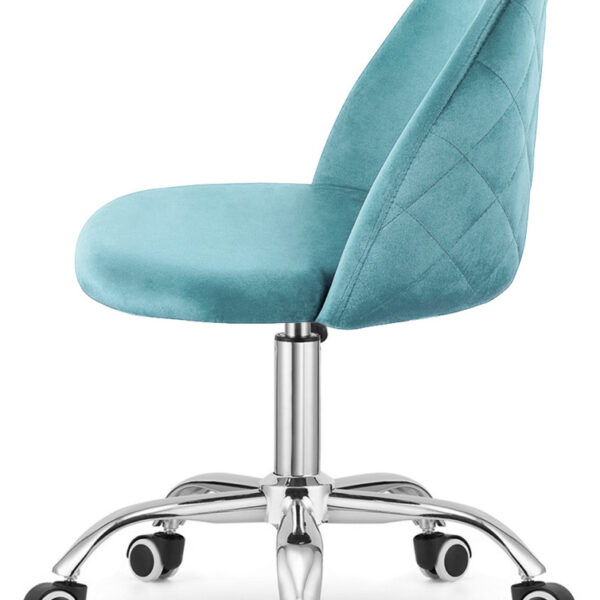 Krzesło obrotowe GLORIA OFFICE LIGHT BLUE VELVET