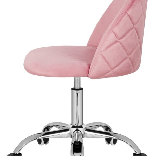 Krzesło obrotowe GLORIA OFFICE PINK VELVET