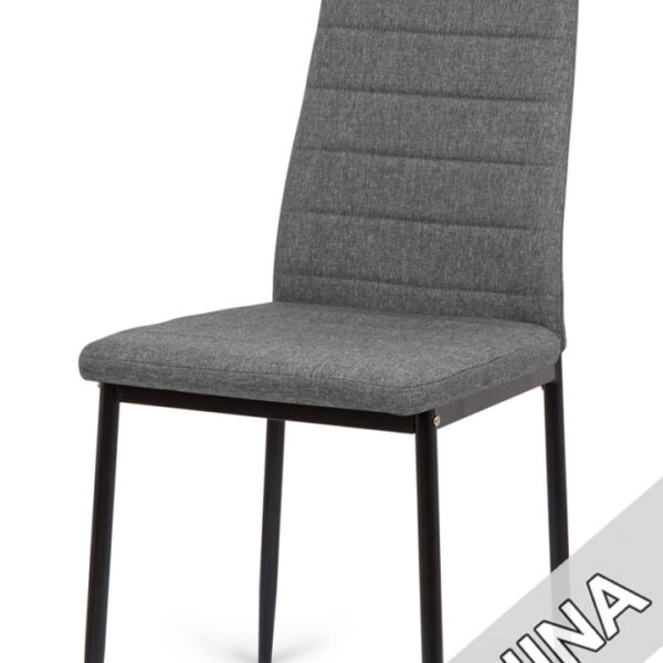 Krzesło tapicerowane VALVA LINE FABRIC GREY