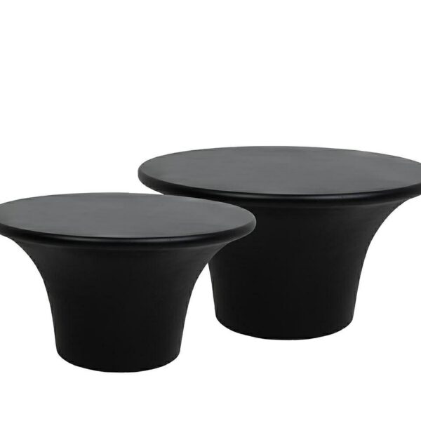 MaMaison zestaw stolików kawowych PODIUM 60 / 75 czarny