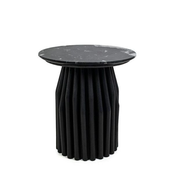 MaMaison stolik LEVANTE 50 czarny marmur / drewno
