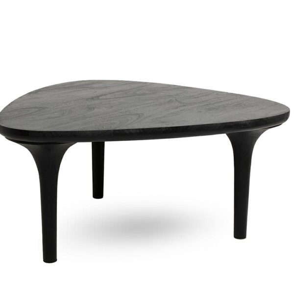 MaMaison stolik kawowy LAMINAR 86 czarny / drewno