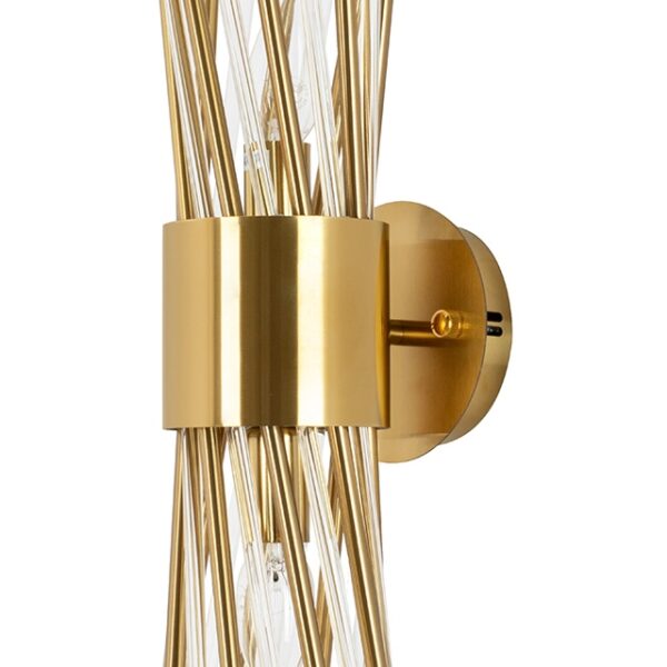 MOOSEE lampa ścienna LORENZO złota