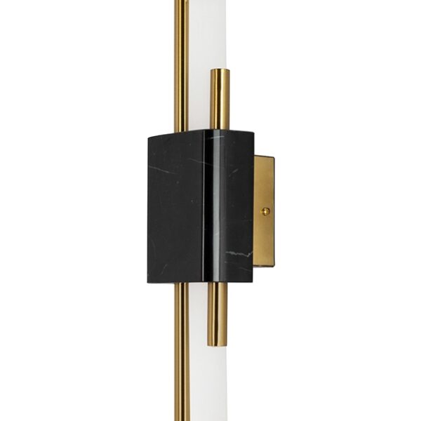 MOOSEE lampa ścienna EVANS czarna / złota