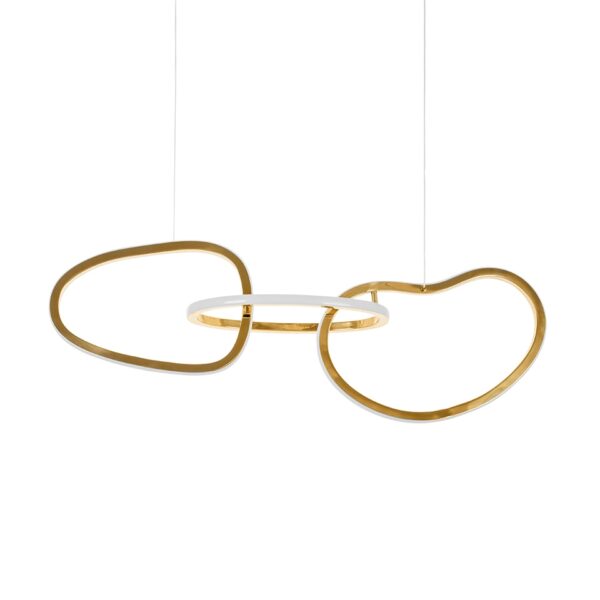 MOOSEE lampa wisząca JAZZ 3 złota