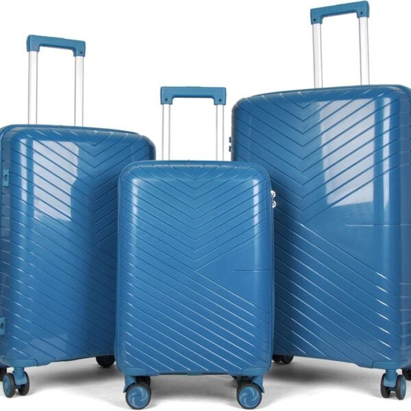 Zestaw Walizek Podróżnych Berwin 3 szt Twarde Na Kółkach TSA XL L M