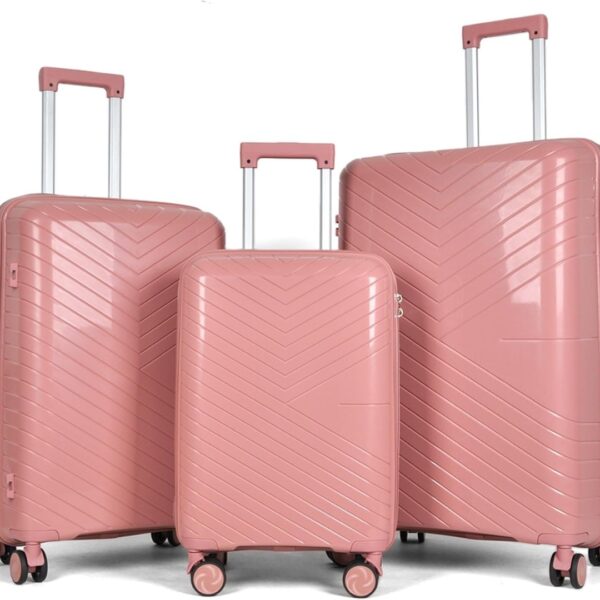 Zestaw Walizek Podróżnych Berwin 3 szt Twarde Na Kółkach TSA XL L M