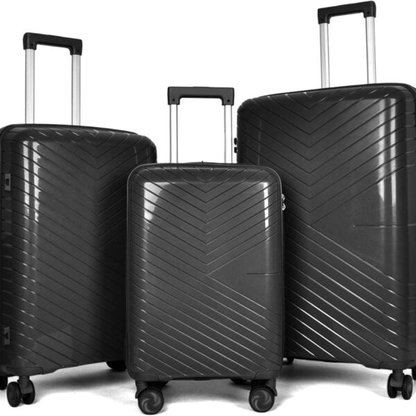 Zestaw Walizek Podróżnych Berwin 3 szt Twarde Na Kółkach TSA XL L M