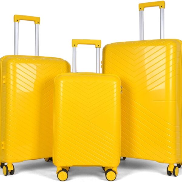 Zestaw Walizek Podróżnych Berwin 3 szt Twarde Na Kółkach TSA XL L M