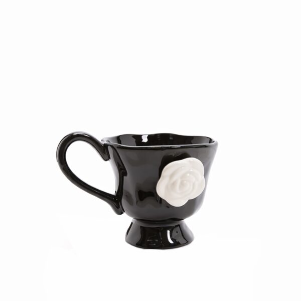 Kubek SHP BIAŁA RÓŻA COCO czarny