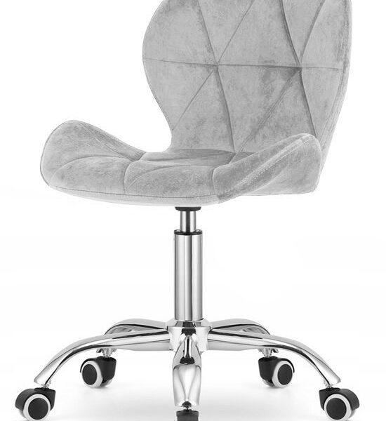 Krzesło obrotowe VASTO OFFICE VELVET GREY