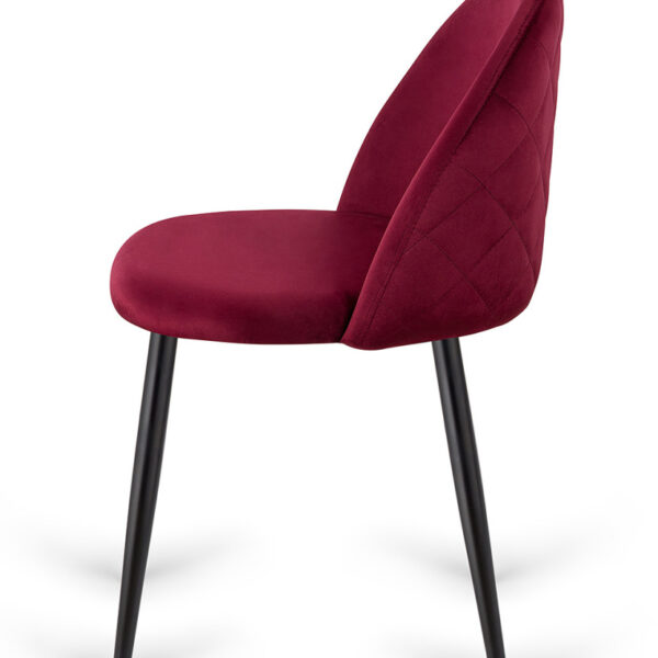 Krzesło tapicerowane GLORIA WINE VELVET