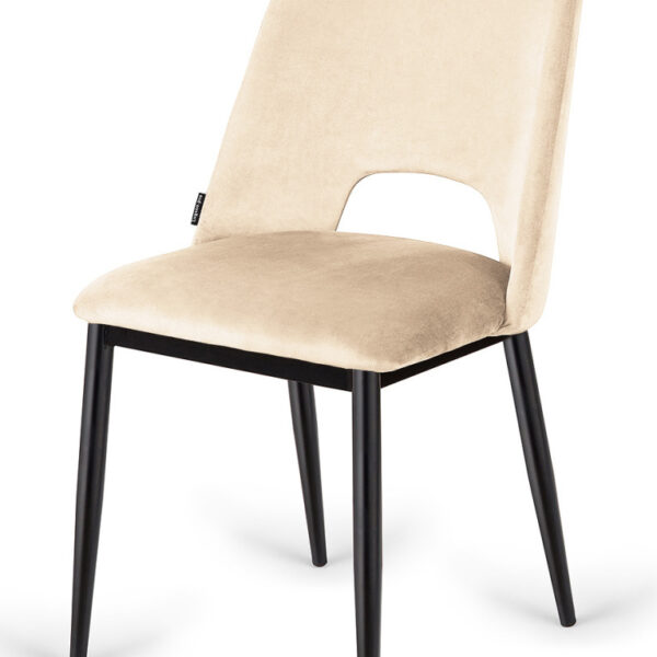 Krzesło tapicerowane GOTI CREAM VELVET