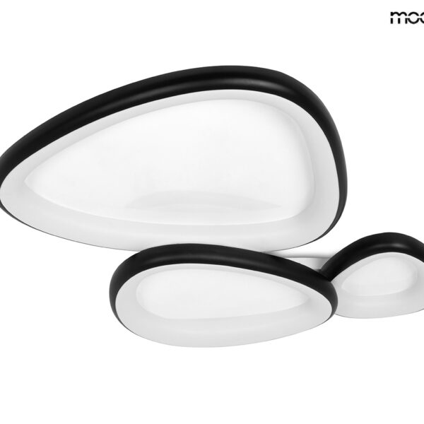 MOOSEE lampa sufitowa / plafon AREA 3 czarna