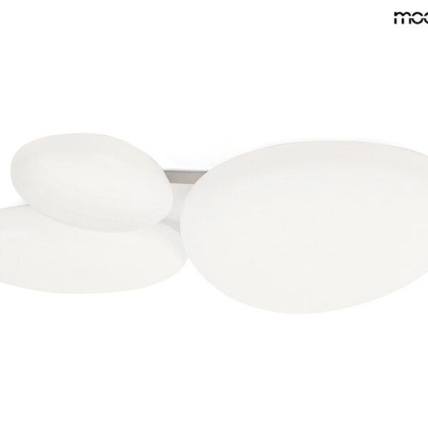 MOOSEE lampa sufitowa / plafon CLOUD 3 biała
