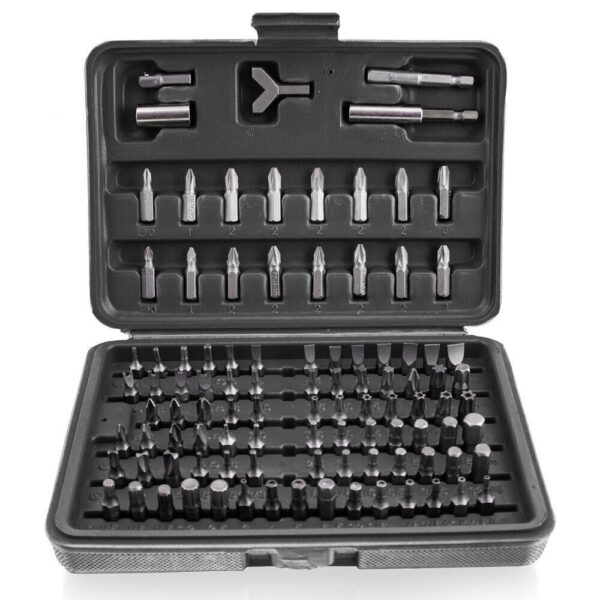 Zestaw narzędzi Bitów TORX i imbusów – 100 elementów w skrzynce