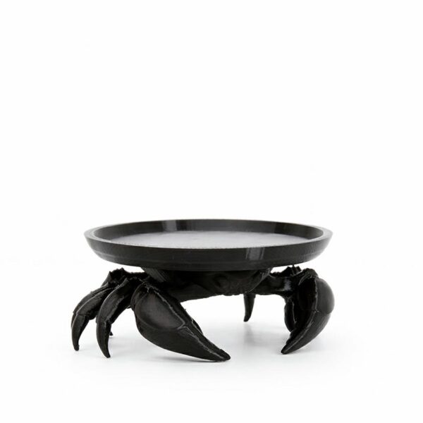 Taca dekoracyjna SHP CRAB czarna