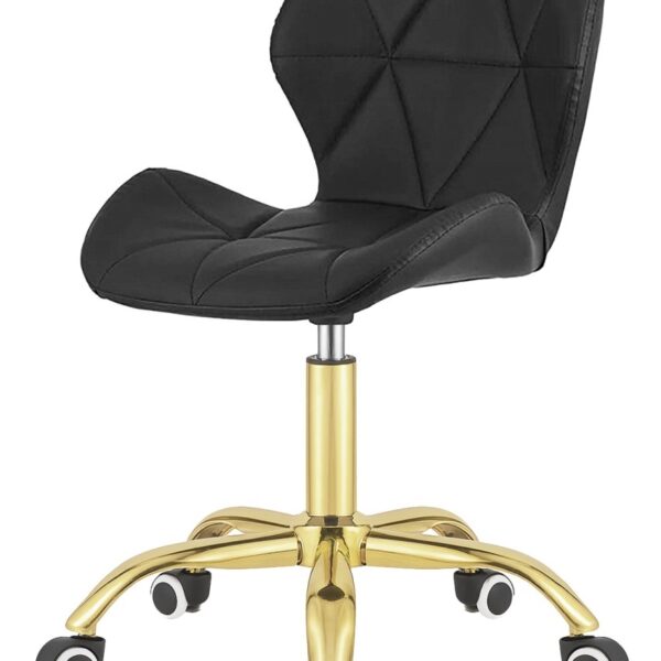 Krzesło obrotowe VASTO OFFICE PU BLACK GOLD