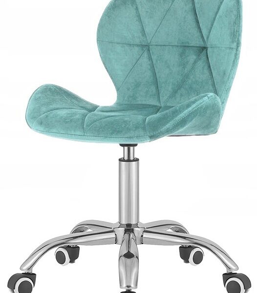 Krzesło obrotowe VASTO OFFICE VELVET LIGHT BLUE