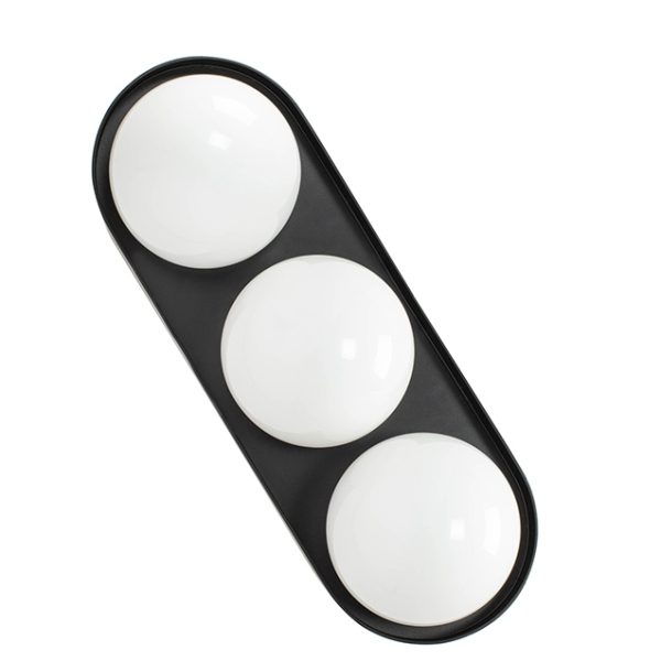 MOOSEE lampa ścienna DROPS 3 czarna