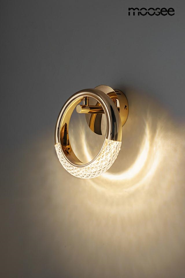 MOOSEE lampa ścienna HELIOS złota - obrazek 2