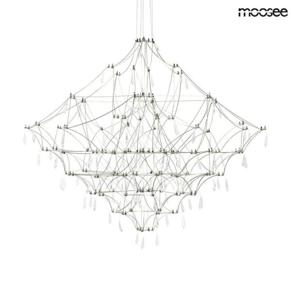 MOOSEE lampa wisząca CONSTELATION 100 - LED, stal szczotkowana