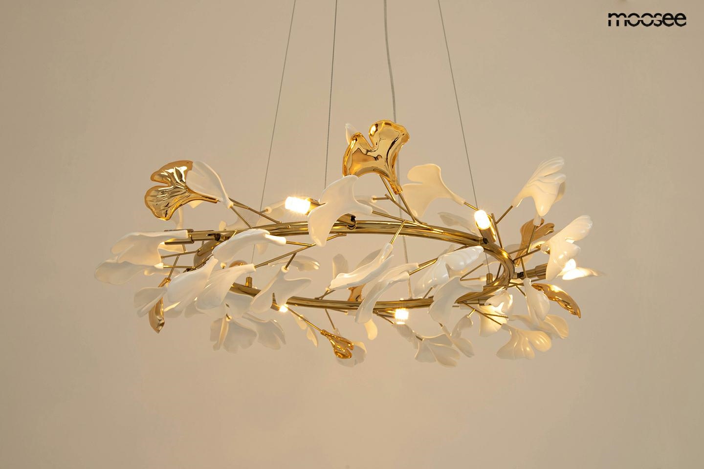 MOOSEE lampa wisząca FLORA 80 PP złota - obrazek 2
