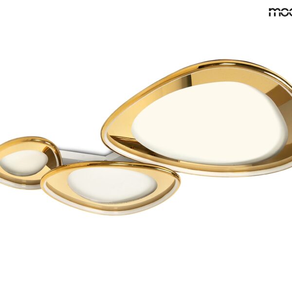 MOOSEE lampa sufitowa / plafon CELL 3 złota
