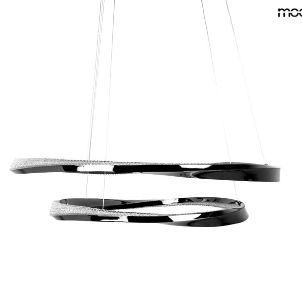 MOOSEE lampa wisząca ANILLO 2 czarny chrom